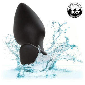 CALEXOTICS - ROCK BOTTOM PERFECT ANAL PLUG 10 WIBRACJI SILIKON CZARNY